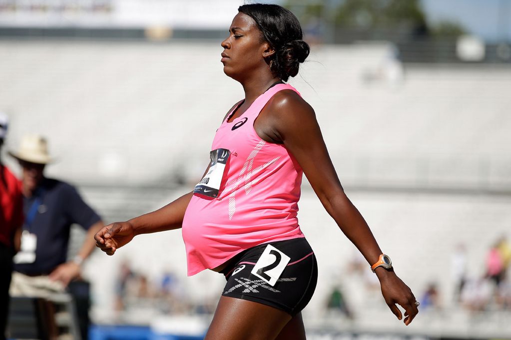Alysia-Montano-runs-800m-at-34-weeks-pregnant