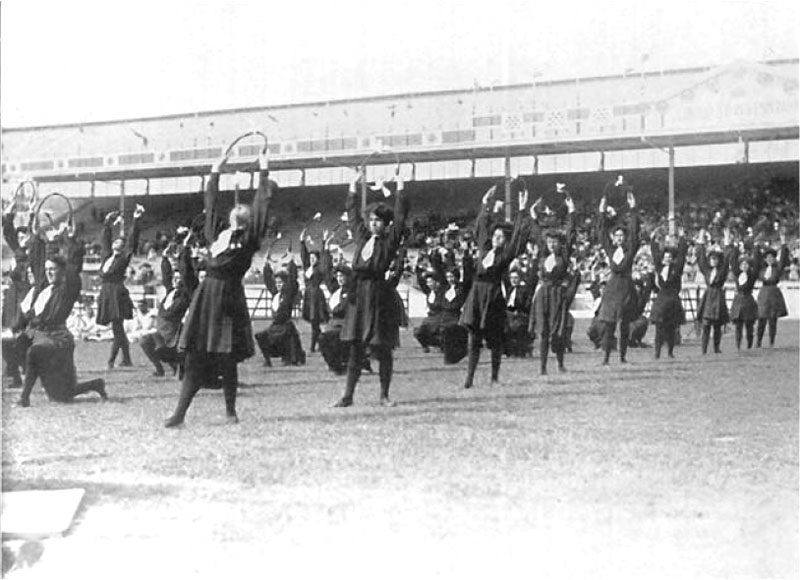 London_1908_Gymnastics_women