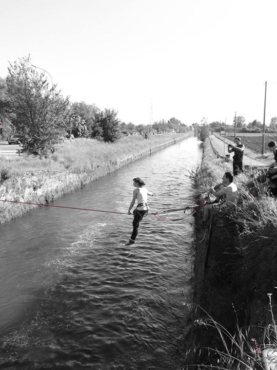 Viola slackline foto Foto Tatiana chatel